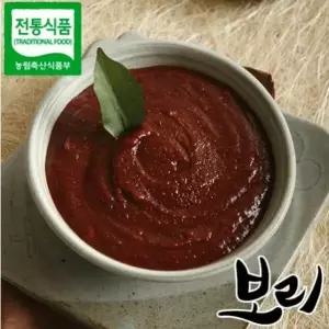 [성가정식품_담가] 전통 보리고추장 1kg [우리농산물/산지직송]