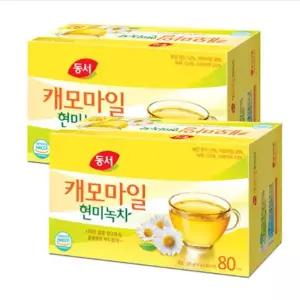 [동서] 캐모마일 현미녹차 80Tx2개입 총160T