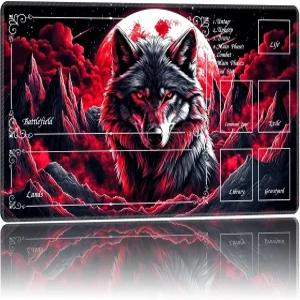 MTG 게임 매트용 플레이 24x4 TCG 카드 존 매직 마우스 패드 더 개더링 보드 데스크 미끄럼 방지 고무