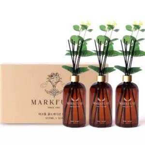 마크퓸 실내 디퓨저 신혼부부 선물 블랙로즈 500ml X3