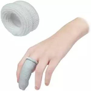 핑거 붕대 응급 처치 튜블러 봅스 코트 버디 드레싱 15x600mm 10팩 흰색