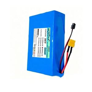 36V 8Ah 10S2P 18650 리튬 배터리, 8000mAh, 초박형 휴대용 자동차 내장형 BMS 시스템.