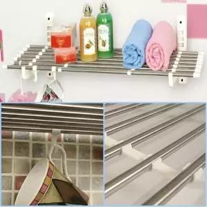 리빙벽걸이봉선반 600 이 싱크 선반 씽크인