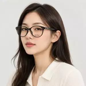 페라가모 안경테 SF2911 004 라운드 뿔테 안경
