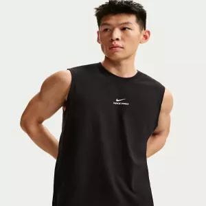 나이키 프로 민소매 트레이닝 탑 M - 블랙화이트 IM4900-010 6251563