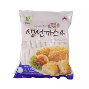 대림선 바삭 흰살 생선까스4 냉동 1.2kg