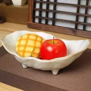 소야 도자기 아름 화이트 타원볼 그릇 여주도자기
