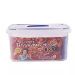 김치통 쿨맥시ll 직사각 밀폐용기 김치통 11호 10L