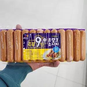 목우촌 주부9단 프랑크 소시지 500g 아이스박스포장
