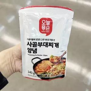 오늘좋은 사골 부대찌개 양념 140g 아이스박스포장
