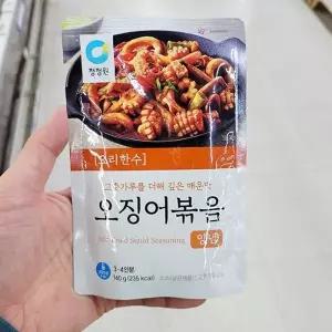 청정원 요리한수 오징어볶음 양념 140g 아이스박스포장