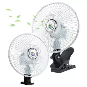 INR LAJ580R7 에코 클립 차량용 선풍기 8인치