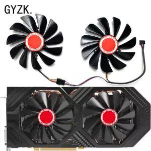 XFX Radeon RX580 588 590 GME 8GB 블랙 울프 블랙 울프 버전 그래픽 카드 교체 팬 CF1010U12S의 기능