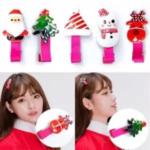 크리스마스파티 캐릭터 헤어핀 생일용품 생일선물 귀요미 여아