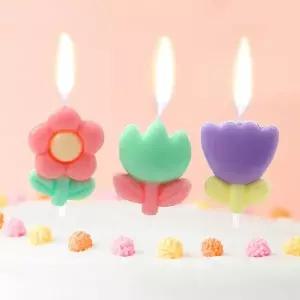 생일초 귀여운소품 백일상 모양초 생일파티장식
