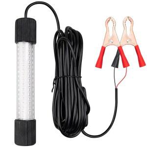 REEMOO 12V 126 LED 13W 낚시 물고기용 조명 얼음 더 보트 야간 포함, 5M 유인물 많은 수중 루어 바다 전원 코드 라이트 그린 파인더 수영장