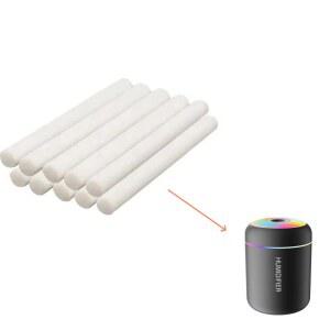 7x76mm 가습기 필터 USB 가습기 용 특수 교체 목화 스폰지 스틱 아로마 디퓨저 미스트 메이커 공기 가습기