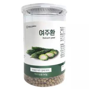 헬로우그린 햇 열매 여주환 말린 대용량 국산 건 강 340g  [mACDC44]