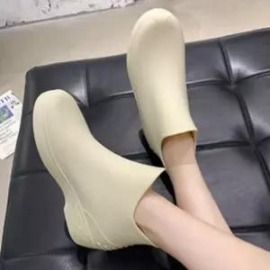 통굽 장화 워커 여성 앵클 신발 슈즈 부츠 레인 가을 2색  [m987B22]