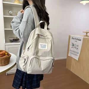 심플 패션 나일론 백팩 대용량 책가방 여고생 중학생 학원풍 배낭