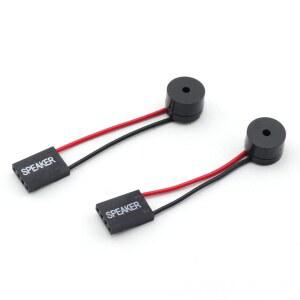 MEOTOT 2PCS PC 마더보드 미니 스피커 데스크탑 컴퓨터 케이스 DIY 내부 코드 플러그 삐 소리 알람 버저