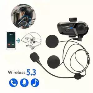 무선 오토바이 헬멧 헤드셋 핸즈프리 통화 전화 방수 이어폰 음악 플레이어 모토 Headset Soft Micro