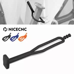 NICECNC 킥스탠드 사이드 스탠드 고무 스트랩 (가스가스 GAS EC 125 150 주황색