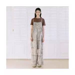 매장정품 THURSDAY ISLAND 써스데이 아일랜드 패턴 오버롤 팬츠_T264MPT247W T264MPT247W 1855623