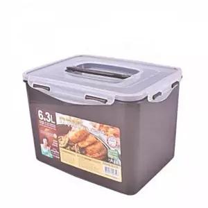 밀폐용기 김치보관통 반찬통 6.3L 직사각밀폐용기 야채보관 도시락