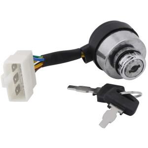 6와이어 웨이 디젤 발전기 가스 점화 시작 키 잠금 조합 스위치 2.5-6.5KW 188F 액세서리