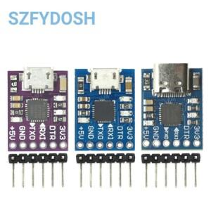 CP2102 Type-C 마이크로 USB-UART TTL 모듈 6핀 직렬 변환기 UART STC FT232 교체