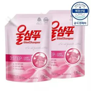 [애경] 울샴푸 오리지널 중성세제 리필 1.5L x2개[36029628]