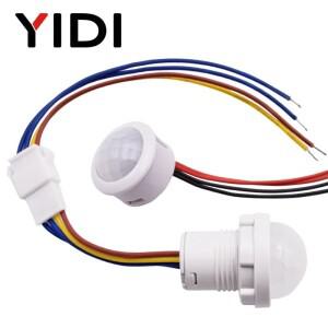 AC 12V 24V DC 110V 220V Pir 적외선 모션 자동 센서 감지기 전등 스위치 IR 인체 유도 실내 실외 램프