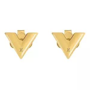 [LOUIS VUITTON][명품] 루이비통 에센셜 V 스터드 이어링 골드 M68153
