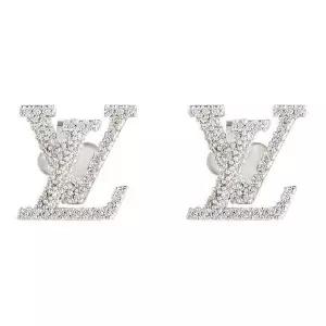 [LOUIS VUITTON][명품] 루이비통 LV 아이코닉 이어링 실버 M00608