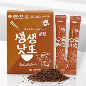 [청보마을] 프리미엄 발효 생생낫또(쥐눈이콩)  30포 / 1박스