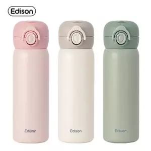 에디슨 스마트 온도표시 원터치 분유 보온병 텀블러500ml(이중장금)