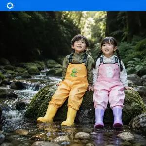 갯벌옷 갯벌 여성가슴장화 민물낚시장화 어린이가슴장화 키즈가슴장화