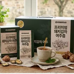 국산 프리미엄 돼지감자 여주 즙 80ml 30포 국내산 진액 엑기스 농축액 액기스 원액 추출액 선물