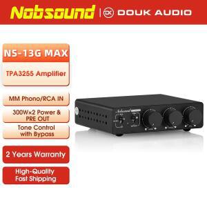 Nobsound NS-13G-MAX 하이파이 포노 스테레오 오디오 앰프, 미니 클래스 D 파워 2 채널 TPA3255, 300W *