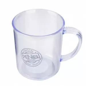 손잡이컵 400ml 반투명컵 물컵 업소 쥬스컵 가정 플라스틱컵 식당컵