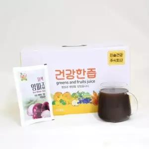 건강한즙 자색양파즙 100ml 30개입 30봉 30포 1박스
