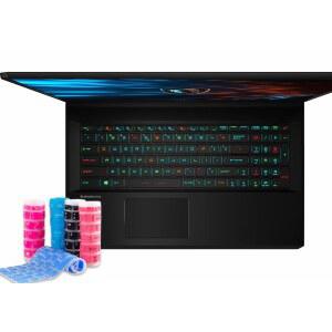 MSI 노트북 실리콘 키보드 커버 보호대, GP76 레오파드 GS76 스텔스/GS75 스텔스/GT76 GE76 17 17.3 인치