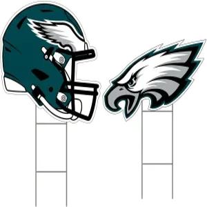 프로퍼폼 홈 NFL 로고 헬멧 2팩 야드 표지판 세트