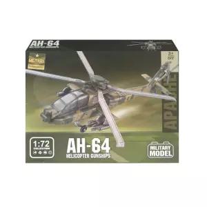 밀리터리 4D 프라모델 AH-64 아파치 공격 헬리콥터 12000 (24-6) 6입