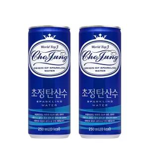 [본사직영/11번가] 초정탄산수 플레인 250ml x 30캔