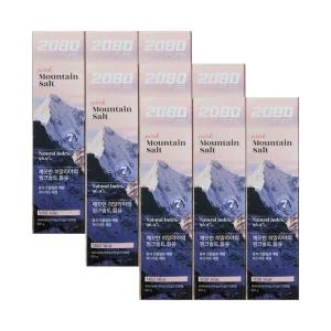 애경산업 2080 히말라야 마운틴솔트 핑크 치약 120g 9개 국내생산