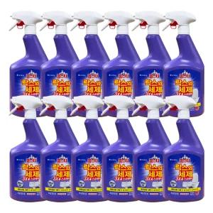 엘지생활건강 홈스타 락스와세제 3X 폼스프레이 후로랄향 900ml 12개 / 욕실청소 세정제