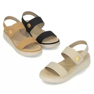 엘칸토 마쯔 여성 엠보 스트랩 몰드 샌들 3.5cm LCWW99M526