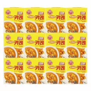 오뚜기 3분 카레 약간매운맛 200g 12개